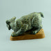 Gunnar Nylund, Rorstrand Unique stoneware figure of a lynx D6060 - Freeforms