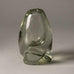 Gunnel Nyman for Nuutäjarvi-Nottsjö clear glass vase with control bubbles G9324 - Freeforms