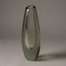 Gunnel Nyman for Nuutäjarvi-Nottsjö clear glass vase with control bubbles G9325 - Freeforms