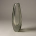 Gunnel Nyman for Nuutäjarvi-Nottsjö clear glass vase with control bubbles G9325 - Freeforms