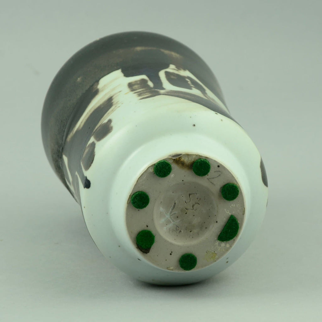 Heidi Kippenberg stoneware vase with painterly glaze D6136 - Freeforms