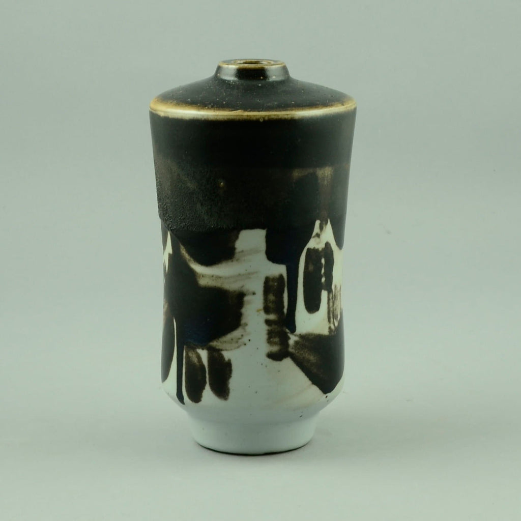 Heidi Kippenberg stoneware vase with painterly glaze D6136 - Freeforms