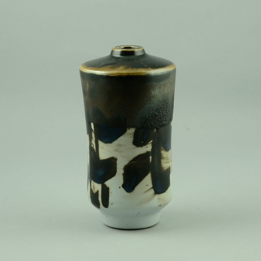 Heidi Kippenberg stoneware vase with painterly glaze D6136 - Freeforms