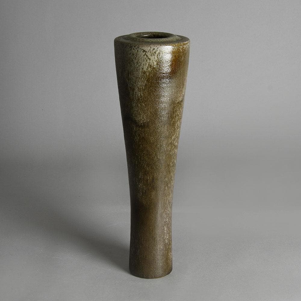 Heiner Balzar, Balzar-Kopp studio, vase with brown haresfur glaze E7262 - Freeforms