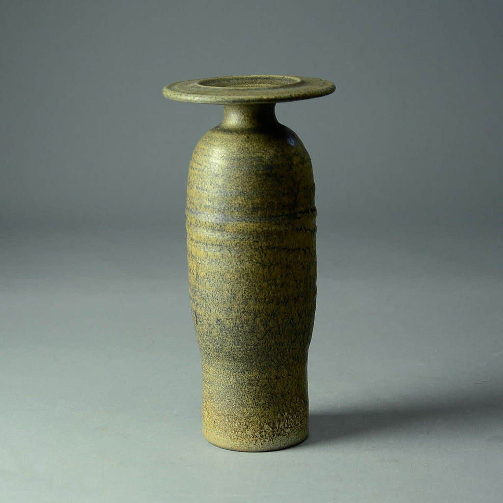 Heiner Balzar, Germany, vase with matte pale brown glaze C5369 - Freeforms