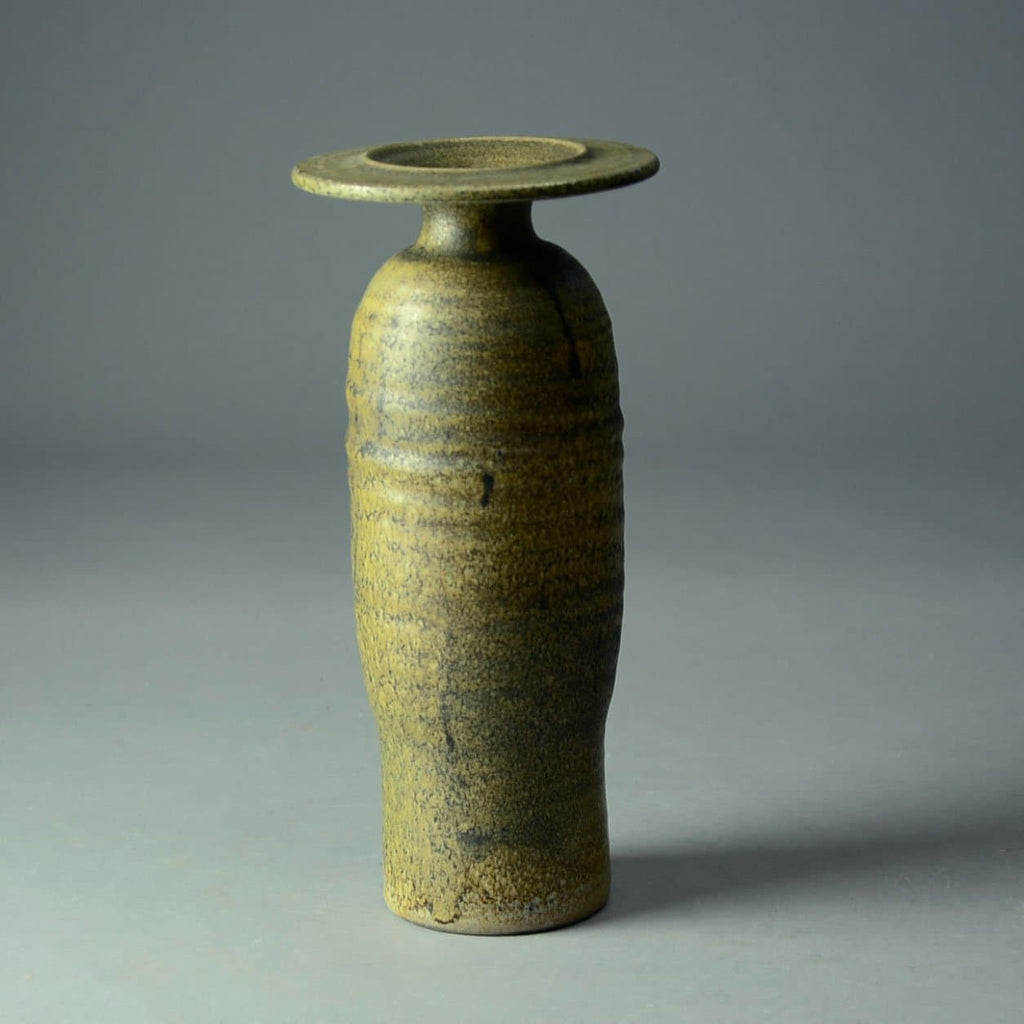 Heiner Balzar, Germany, vase with matte pale brown glaze C5369 - Freeforms