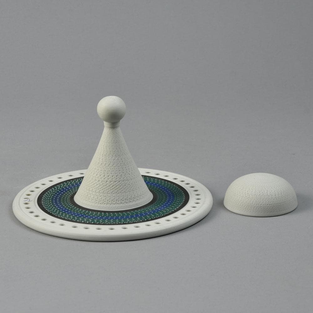 Horst Göbbels, own studio, Germany, ceramic jar with lid F8342 - Freeforms