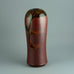 Horst Kerstan , Germany, stoneware vase with reddish brown glaze C5371 - Freeforms