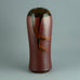 Horst Kerstan , Germany, stoneware vase with reddish brown glaze C5371 - Freeforms