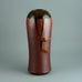 Horst Kerstan , Germany, stoneware vase with reddish brown glaze C5371 - Freeforms