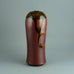 Horst Kerstan , Germany, stoneware vase with reddish brown glaze C5371 - Freeforms