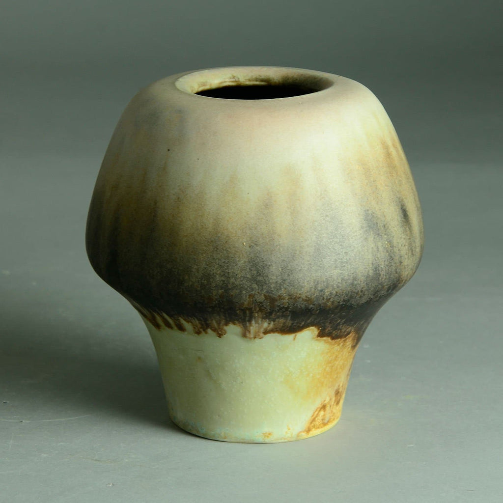 Hubert Griemert, stoneware vase with matte glaze C5311 - Freeforms