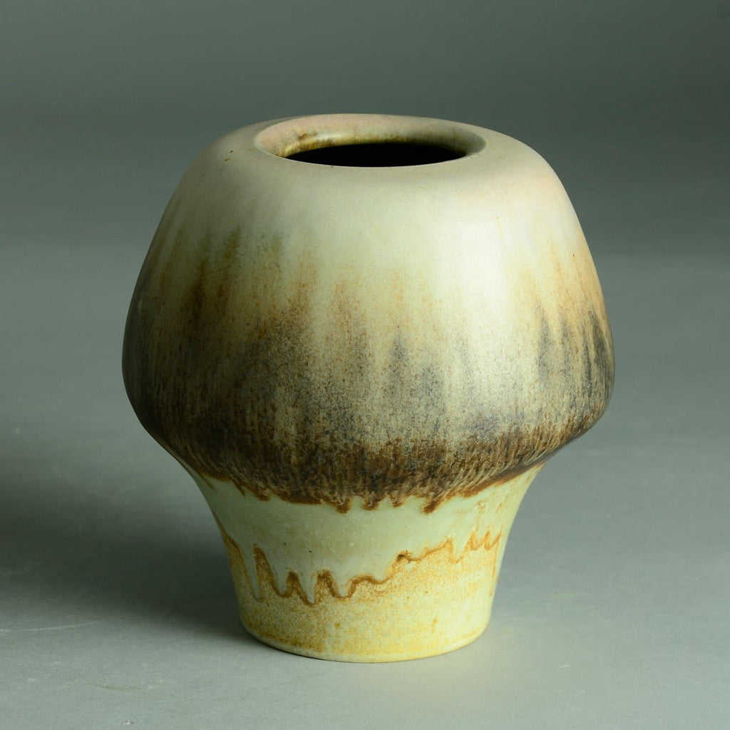 Hubert Griemert, stoneware vase with matte glaze C5311 - Freeforms