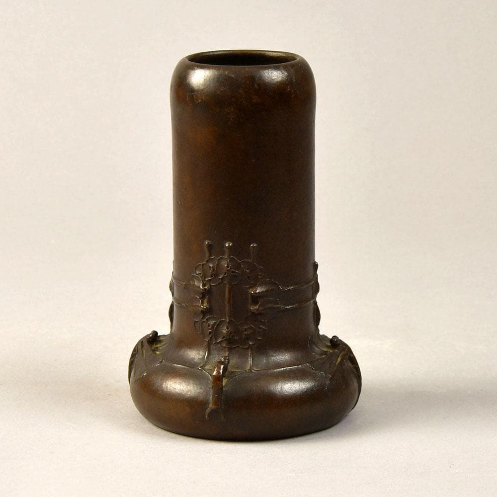 Hugo Elmquist, Sweden, art nouveau bronze vase G9208 - Freeforms