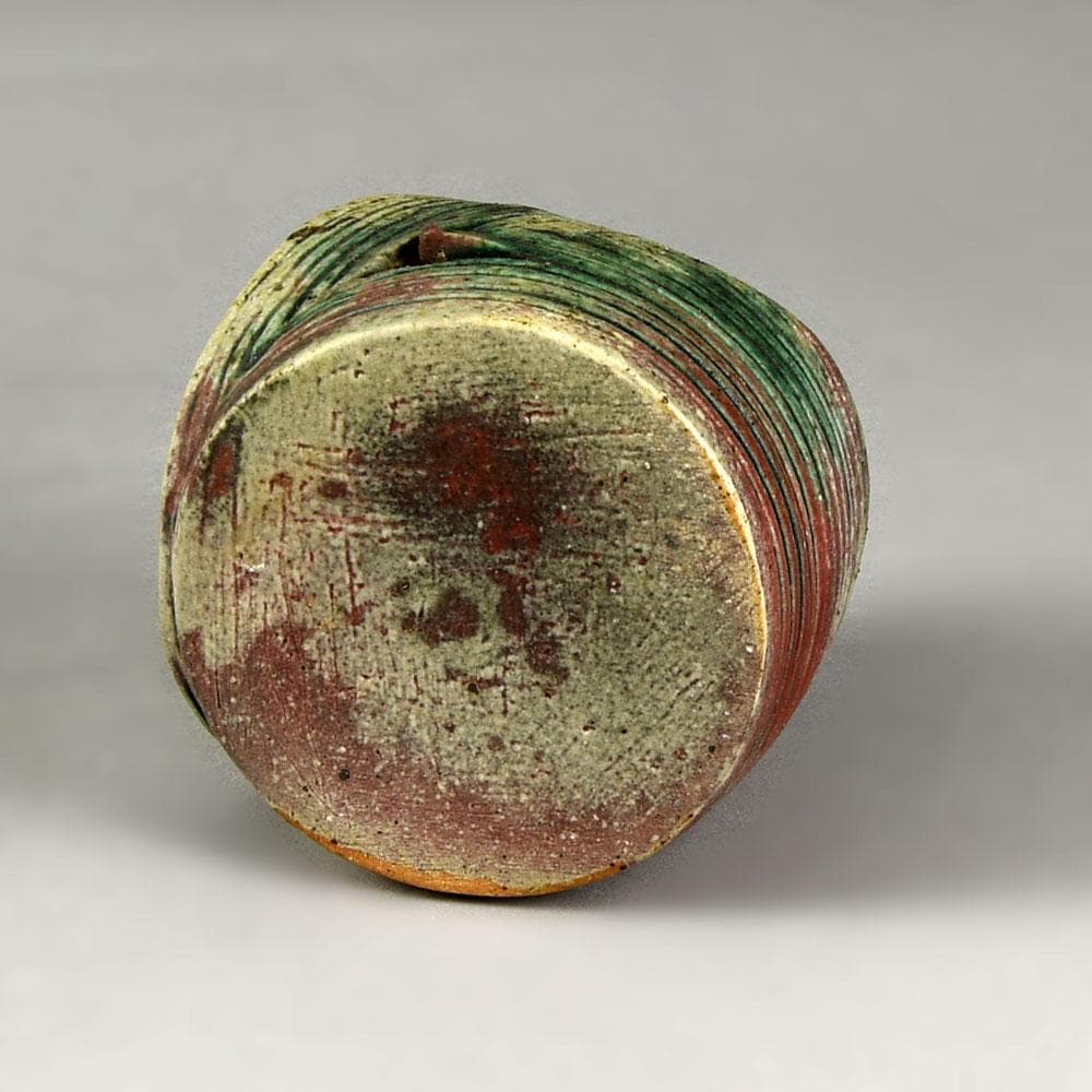 Ingeborg and Bruno Asshoff, Germany, stoneware sculptural vessel E7235 - Freeforms