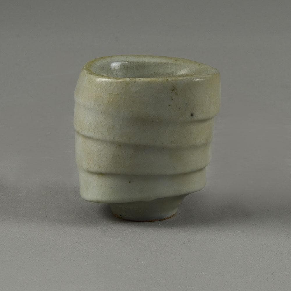 Ingeborg and Bruno Asshoff, Germany, unique stoneware sculptural vessel E7233 - Freeforms