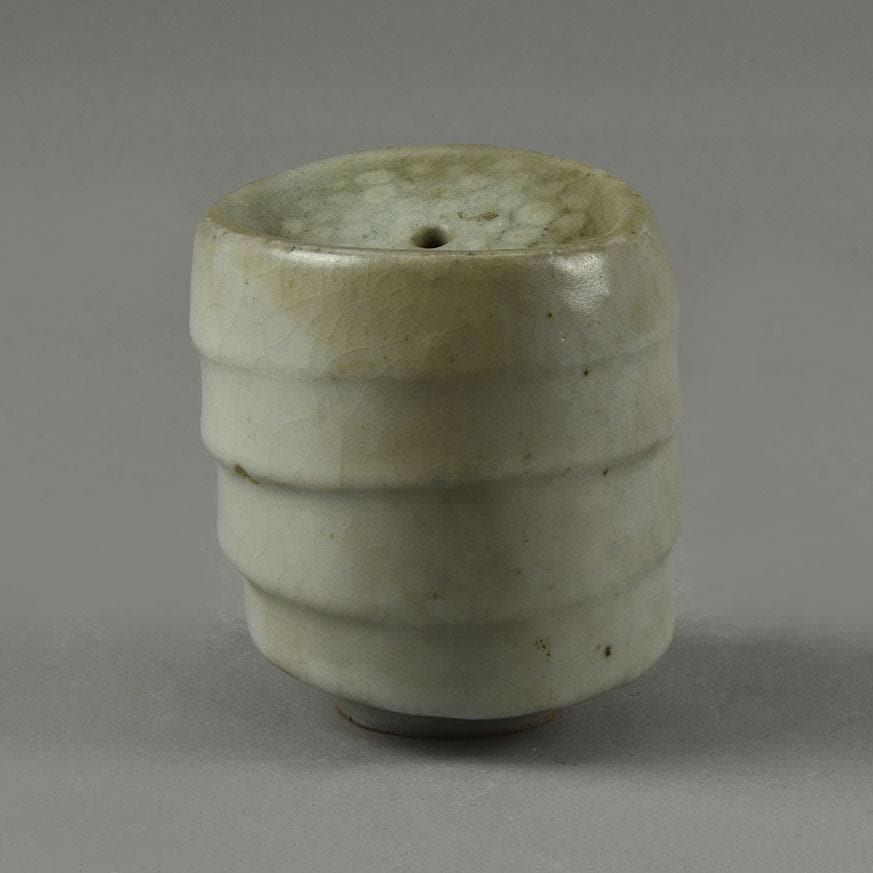 Ingeborg and Bruno Asshoff, Germany, unique stoneware sculptural vessel E7233 - Freeforms