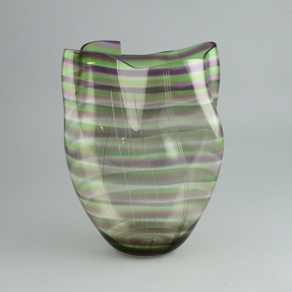 Irregular glass vase by Gunnar Cyrén for Orrefors N1033 - Freeforms