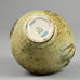 Jais Nielsen for Royal Copenhagen stoneware vase with Sung glaze and bronze lid and base D6314 - Freeforms