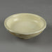 Jan Bontjes van Beek, Germany, shallow bowl with white dripping glaze F8040 - Freeforms