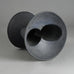 Jan van der Vaart, Netherlands, stoneware vase with gray glaze E7266 - Freeforms