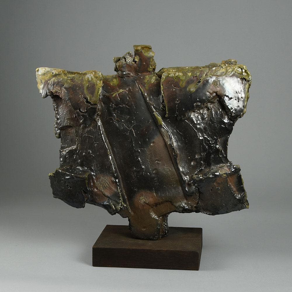 Jeff Shapiro, own studio, New York, large stoneware sculpture C5323 - Freeforms