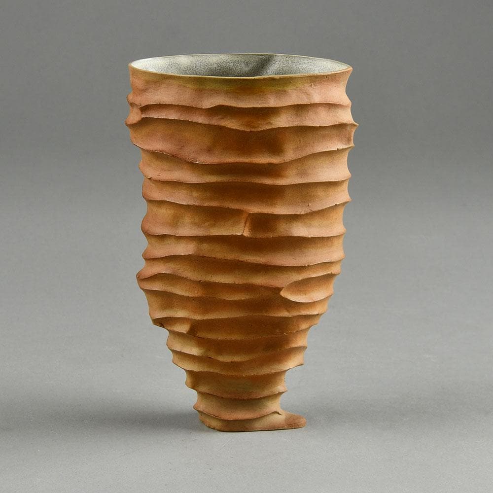 Johan van Loon, own studio, the Netherlands, earthenware sculptural vessel F8243 - Freeforms