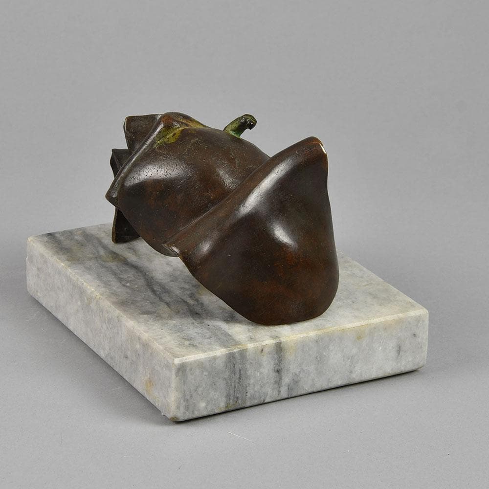 Jørgen Haugen Sørensen, "Object" in bronze with marble base F8297 - Freeforms