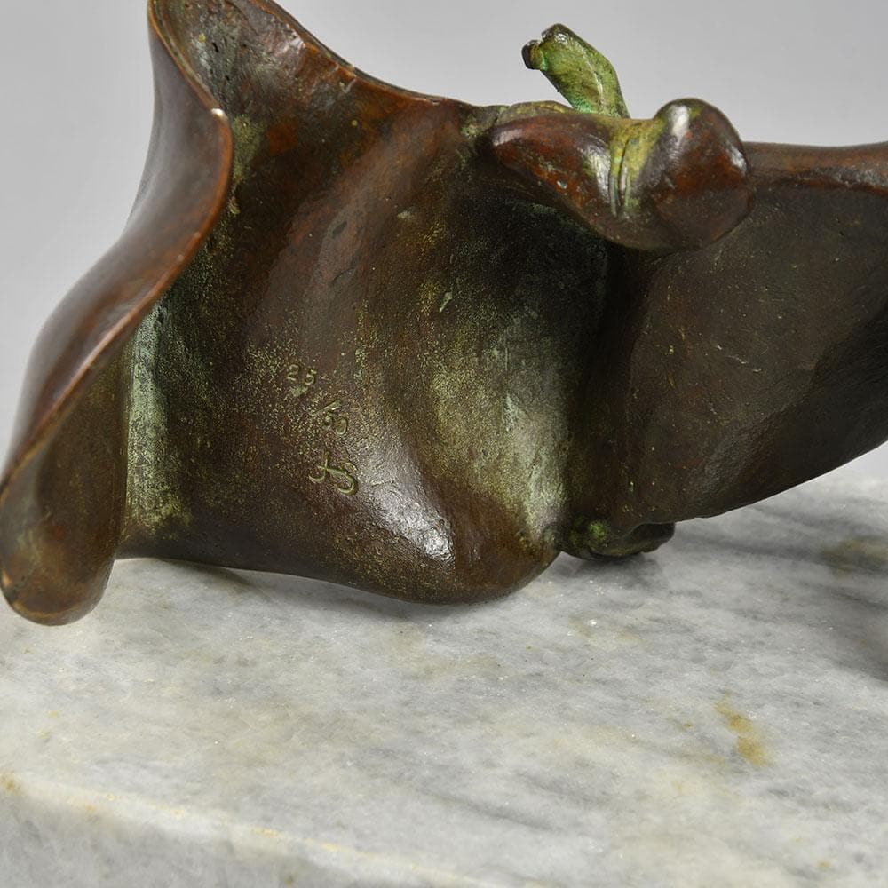 Jørgen Haugen Sørensen, "Object" in bronze with marble base F8297 - Freeforms