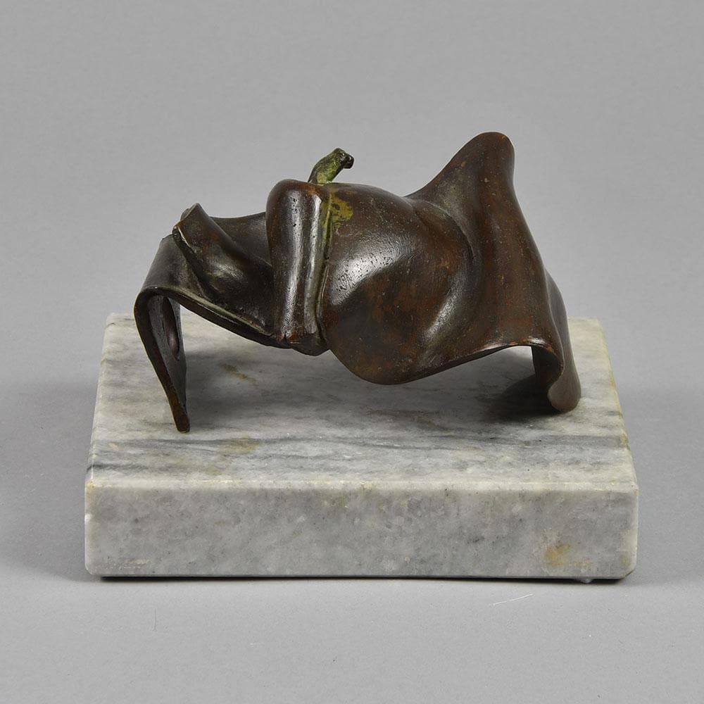 Jørgen Haugen Sørensen, "Object" in bronze with marble base F8297 - Freeforms