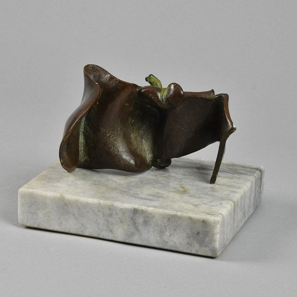 Jørgen Haugen Sørensen, "Object" in bronze with marble base F8297 - Freeforms