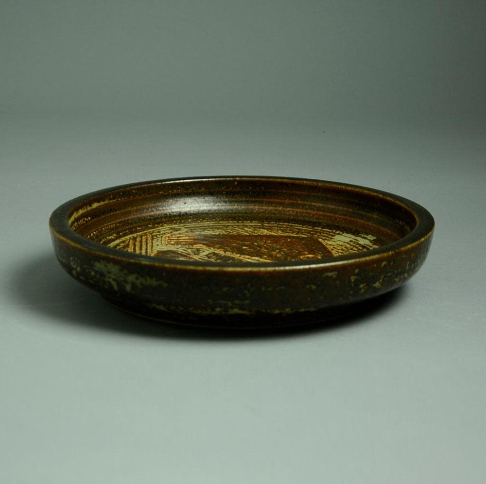 Jørgen Mogensen for Royal Copenhagen large bowl with Sung glaze N9843 - Freeforms