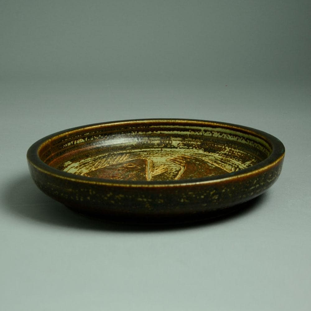 Jørgen Mogensen for Royal Copenhagen large bowl with Sung glaze N9843 - Freeforms