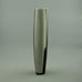 Karin Bablok, porcelain vase with brown and white glaze, D6142 - Freeforms
