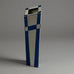 Karl Scheid, geometric vase with blue and white glaze E7013 - Freeforms