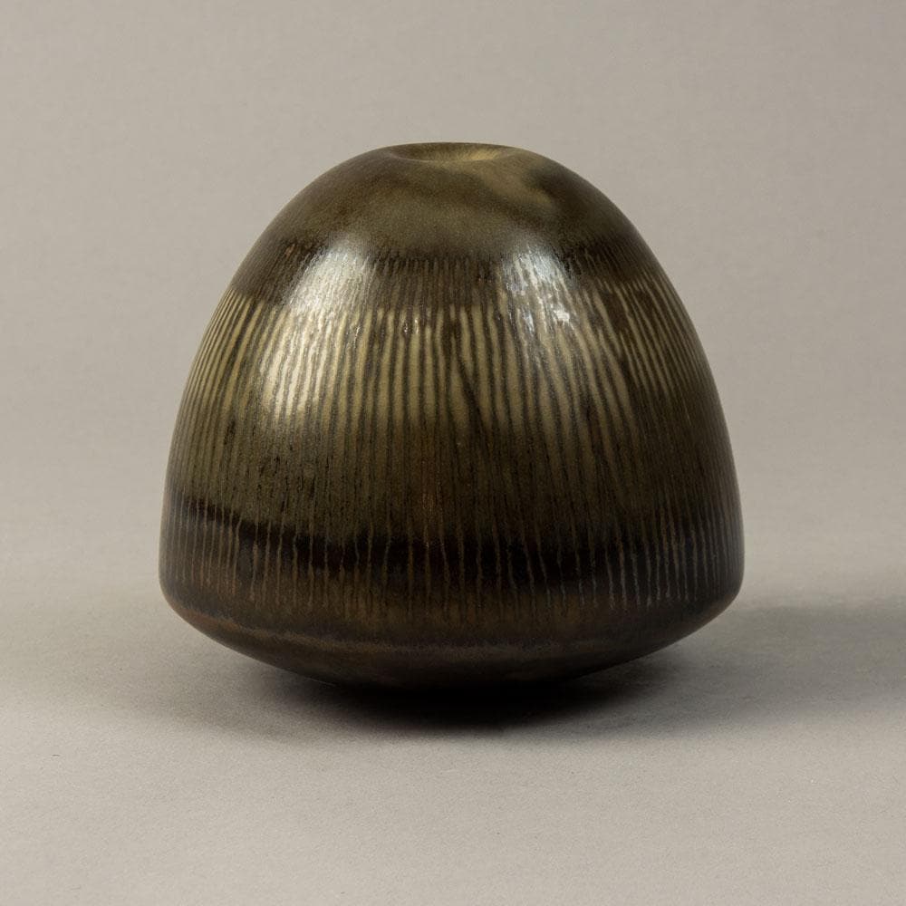 Karl Scheid, Germany, Unique stoneware sculptural vessel G9265 - Freeforms