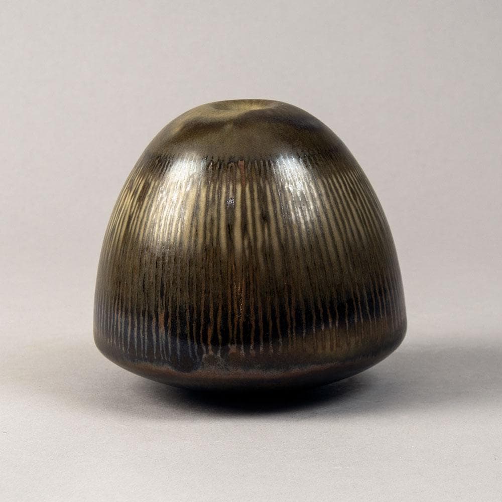 Karl Scheid, Germany, Unique stoneware sculptural vessel G9265 - Freeforms