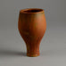 Karl Scheid, unique stoneware vase with matte brown glaze D6404 - Freeforms