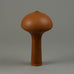 Karl Scheid, unique stoneware vase with matte burnt orange glaze G9407 - Freeforms