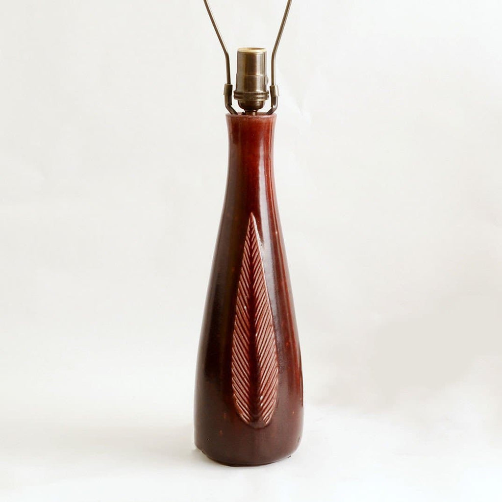 Lamp with oxblood glaze by Gerd Bogelund N6281 - Freeforms
