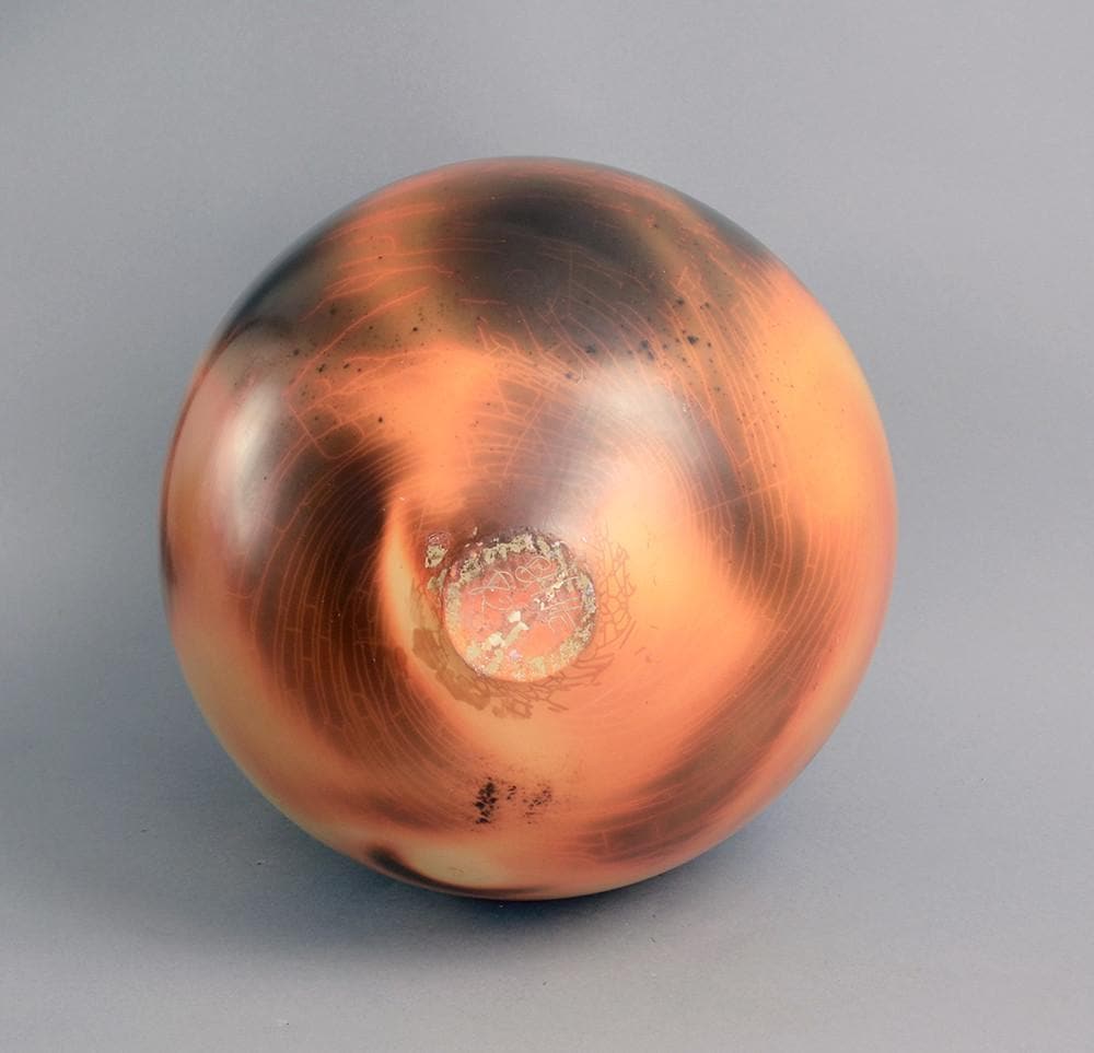 Large smoke fired ceramic vase by Pierre Bayle B3551 - Freeforms