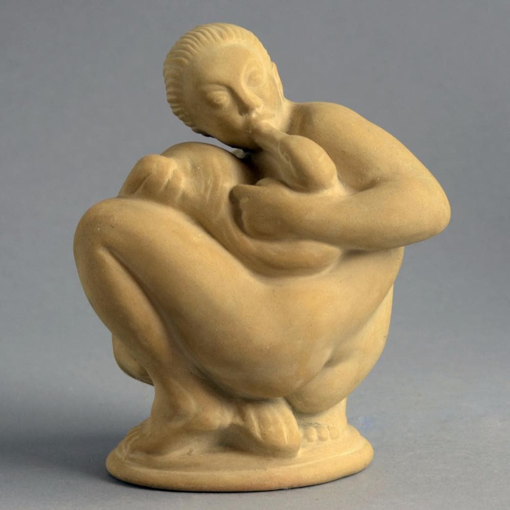 "Leda and the Swan" figure by Kahler Keramik