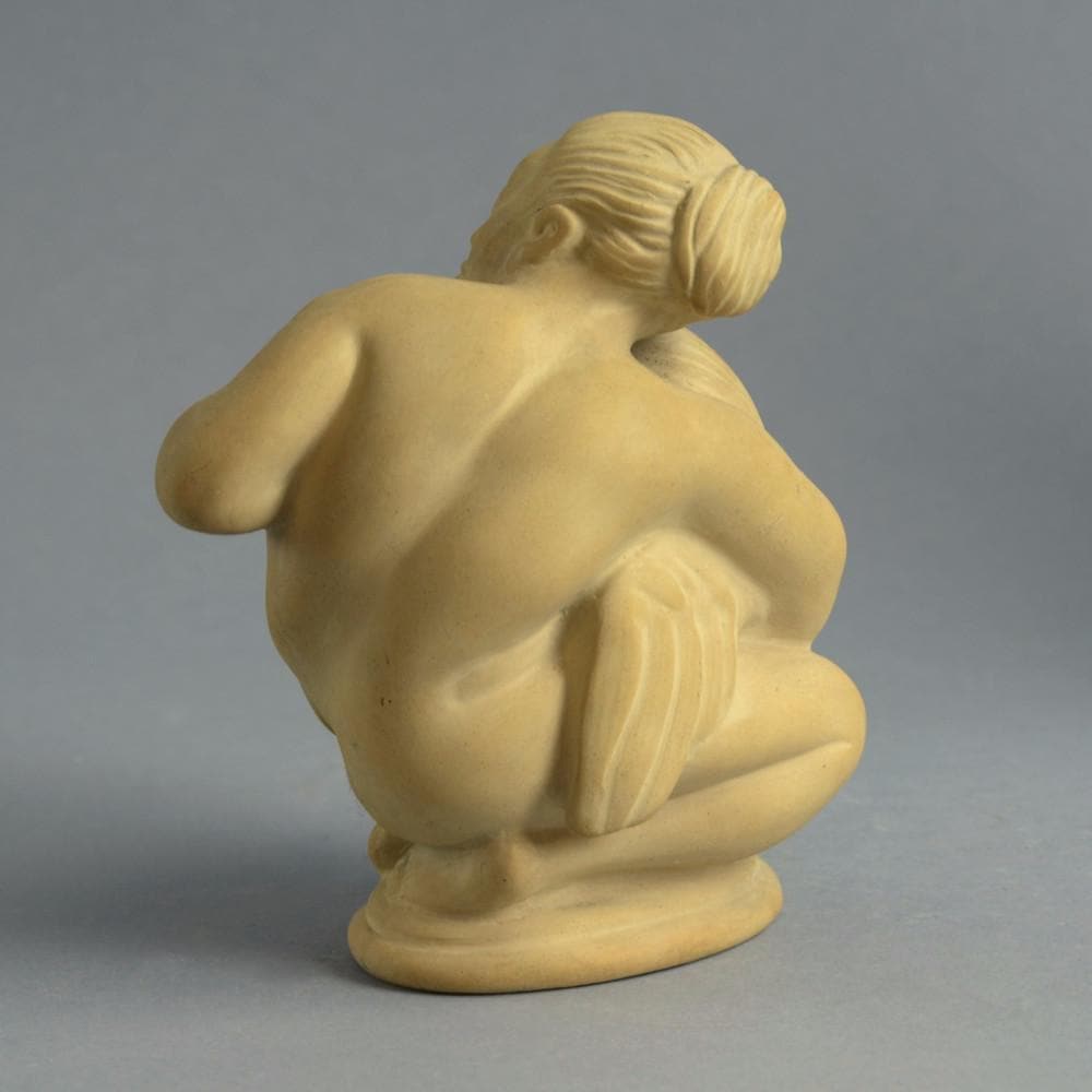 "Leda and the Swan" figure by Kahler Keramik