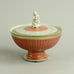 Lidded bowl with crackle glaze by Royal Copenhagen N9058 - Freeforms