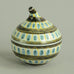 Lidded jar by Stig Lindberg for Gustavsberg C5033 - Freeforms