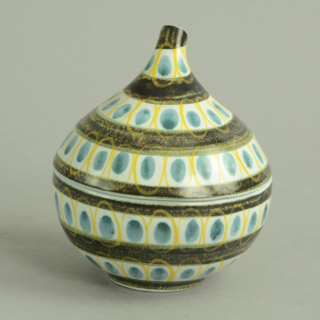 Lidded jar by Stig Lindberg for Gustavsberg C5033 - Freeforms