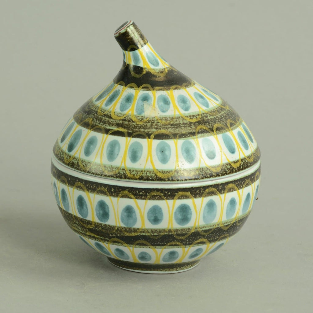 Lidded jar by Stig Lindberg for Gustavsberg C5033 - Freeforms