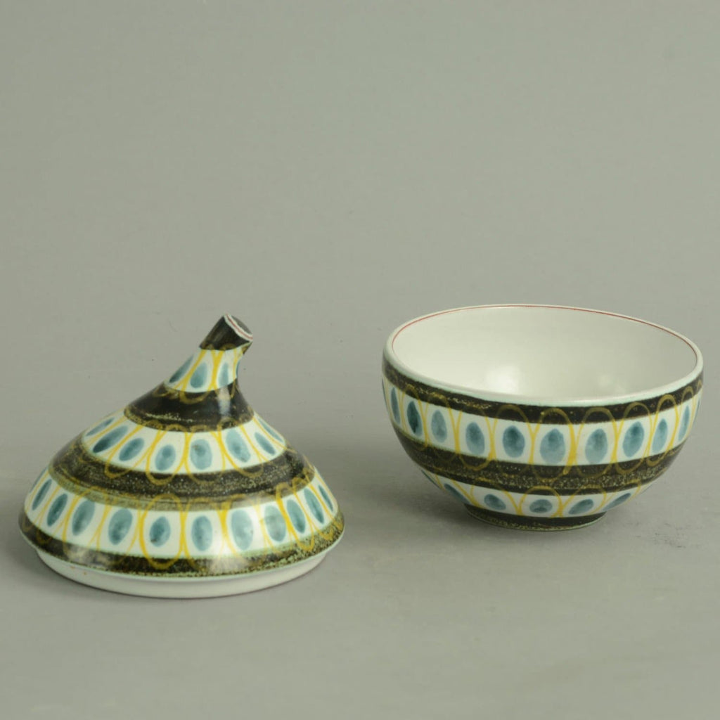 Lidded jar by Stig Lindberg for Gustavsberg C5033 - Freeforms