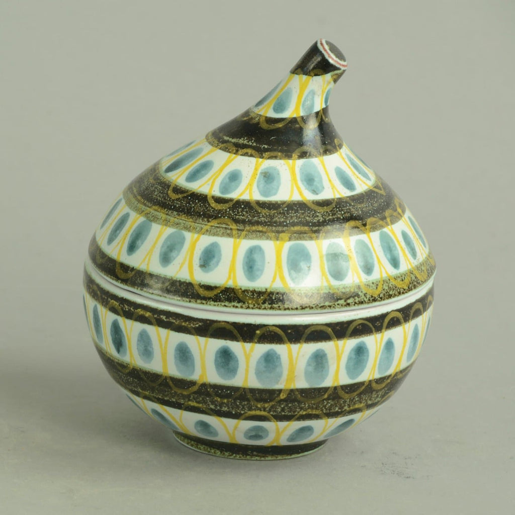 Lidded jar by Stig Lindberg for Gustavsberg C5033 - Freeforms