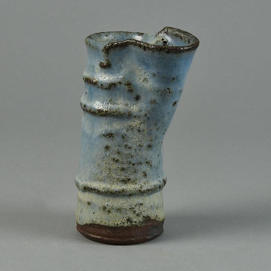Lis Ehrenreich, own studio, Denmark, unique stoneware pitcher G9235 - Freeforms